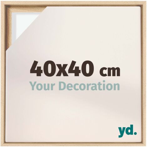 Your Decoration - Cadre flottant  - Hetre - Cadre en caisse américaine pour toile sur chassis - MDF - Lyon (1/5)