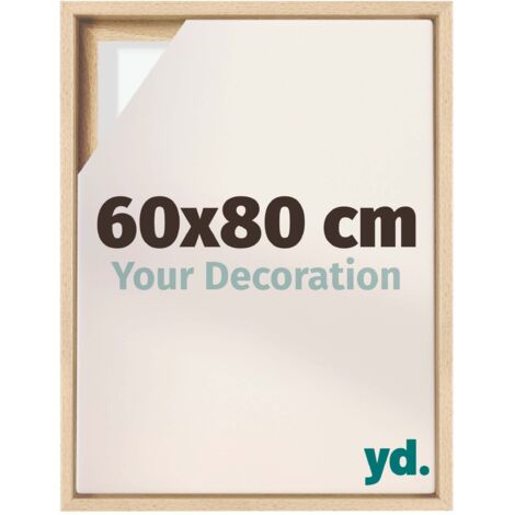 Your Decoration - Cadre flottant - Hetre - Cadre en caisse américaine pour toile sur chassis - MDF - Lyon (1/5)