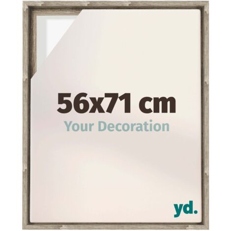 Your Decoration - Cadre flottant  - Chene Sonoma - Cadre en caisse américaine pour toile sur chassis - MDF - Lyon (1/5)