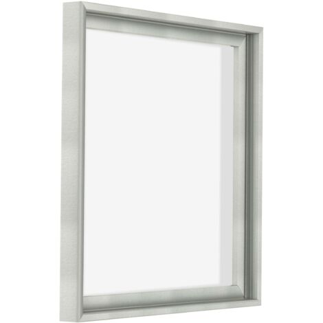 Cadre Flottant Blanc Mat 50x70 Cm - Pour Toile Sur Chassis, Caisse Américaine - Fabriqué En Europe - 10