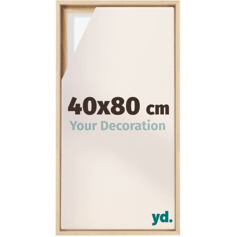 Your Decoration - Cadre flottant - Hetre - Cadre en caisse américaine pour toile sur chassis - MDF - Lyon (1/5)