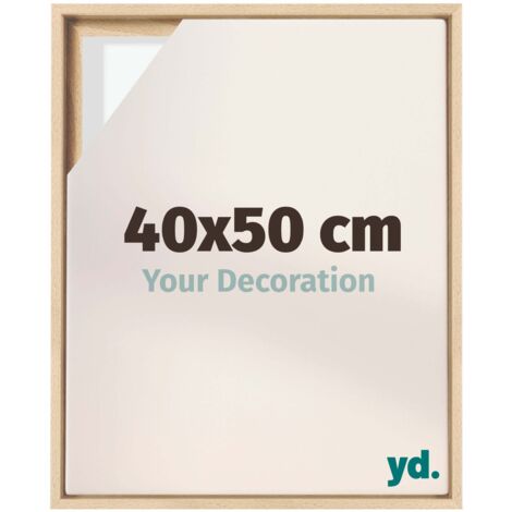 Your Decoration - Cadre flottant  - Hetre - Cadre en caisse américaine pour toile sur chassis - MDF - Lyon (1/5)