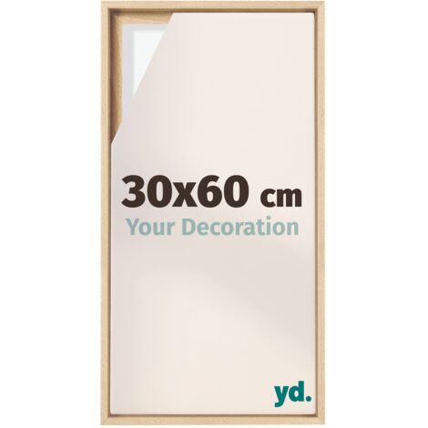 Your Decoration - Cadre flottant - Hetre - Cadre en caisse américaine pour toile sur chassis - MDF - Lyon (1/5)