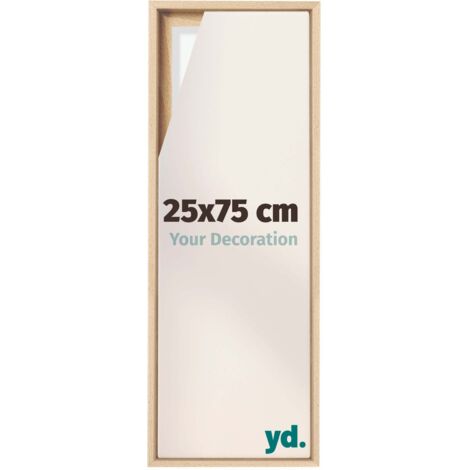 Your Decoration - Cadre flottant  - Hetre - Cadre en caisse américaine pour toile sur chassis - MDF - Lyon (1/5)