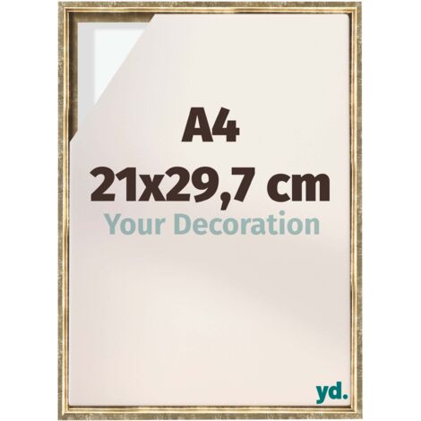 Your Decoration - Cadre flottant  - Or Antique - Cadre en caisse américaine pour toile sur chassis - MDF - Lyon (1/5)