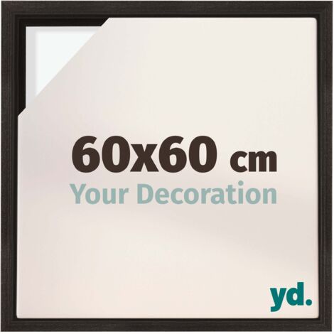 Your Decoration - Cadre flottant  - Chene Fonce - Cadre en caisse américaine pour toile sur chassis - MDF - Lyon (1/5)