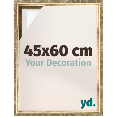 Your Decoration - Cadre flottant  - Or Antique - Cadre en caisse américaine pour toile sur chassis - MDF - Lyon (1/5)