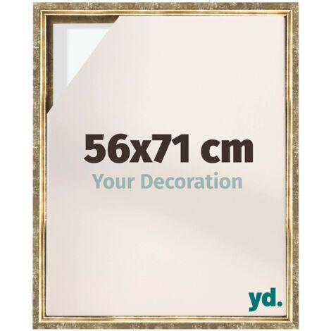 Your Decoration - Cadre flottant  - Or Antique - Cadre en caisse américaine pour toile sur chassis - MDF - Lyon (1/5)