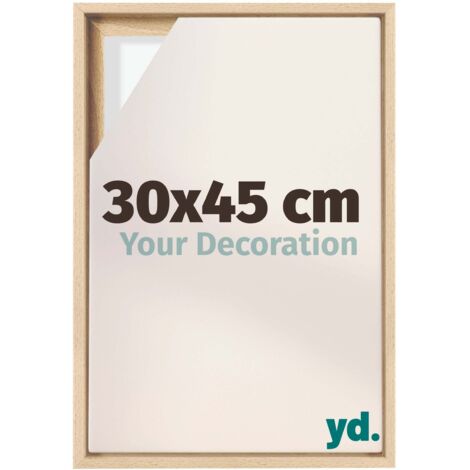 Your Decoration - Cadre flottant  - Hetre - Cadre en caisse américaine pour toile sur chassis - MDF - Lyon (1/5)