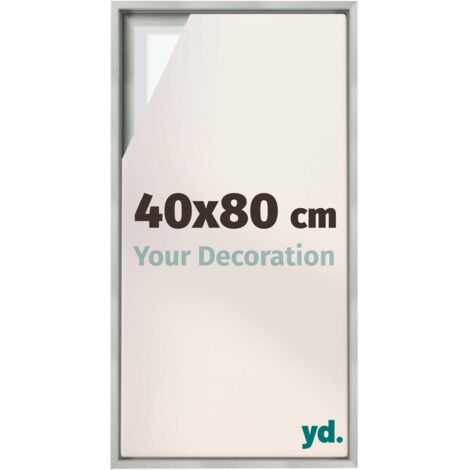 Your Decoration - Cadre flottant  - Argent Mat - Cadre en caisse américaine pour toile sur chassis - MDF - Lyon (1/5)