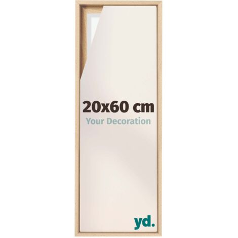 Your Decoration - Cadre flottant - Hetre - Cadre en caisse américaine pour toile sur chassis - MDF - Lyon (1/5)