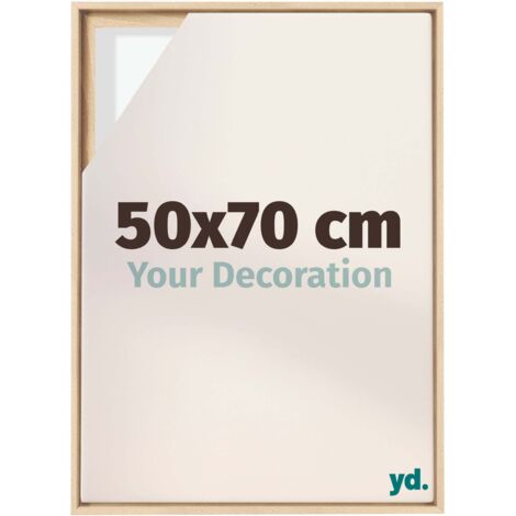 Your Decoration - Cadre flottant - Hetre - Cadre en caisse américaine pour toile sur chassis - MDF - Lyon (1/5)