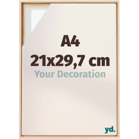 Your Decoration - Cadre flottant - Hetre - Cadre en caisse américaine pour toile sur chassis - MDF - Lyon (1/5)