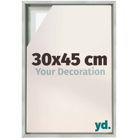 Your Decoration - Cadre flottant  - Argent Mat - Cadre en caisse américaine pour toile sur chassis - MDF - Lyon (1/5)