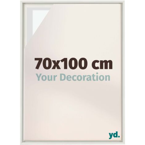 Your Decoration - Cadre flottant  - Blanc Mat - Cadre en caisse américaine pour toile sur chassis - MDF - Lyon (1/5)