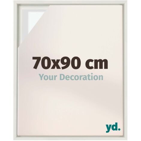 Your Decoration - Cadre flottant  - Blanc Mat - Cadre en caisse américaine pour toile sur chassis - MDF - Lyon (1/5)