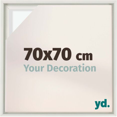 Your Decoration - Cadre flottant  - Blanc Mat - Cadre en caisse américaine pour toile sur chassis - MDF - Lyon (1/5)