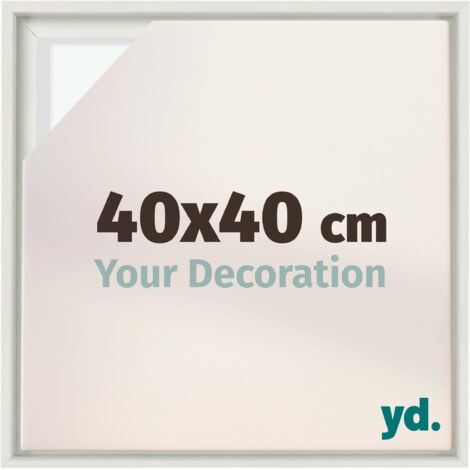 Your Decoration - Cadre flottant  - Blanc Mat - Cadre en caisse américaine pour toile sur chassis - MDF - Lyon (1/5)