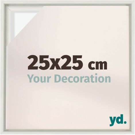 Your Decoration - Cadre flottant  - Blanc Mat - Cadre en caisse américaine pour toile sur chassis - MDF - Lyon (1/5)