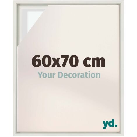 Your Decoration - Cadre flottant  - Blanc Mat - Cadre en caisse américaine pour toile sur chassis - MDF - Lyon (1/5)