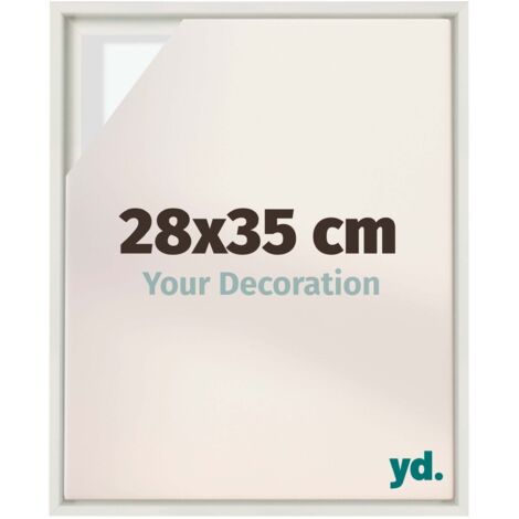 Your Decoration - Cadre flottant  - Blanc Mat - Cadre en caisse américaine pour toile sur chassis - MDF - Lyon (1/5)