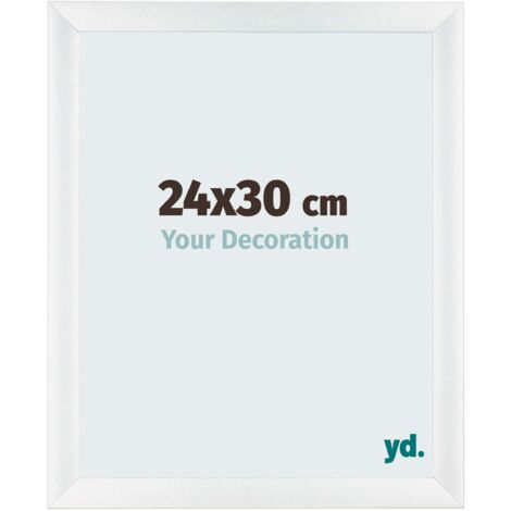 yd. - Cadre photo 24x30 - Blanc Brillant - MDF - Pisa (1/5)