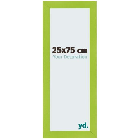 yd. - Cadre photo 25x75 - Vert - MDF - Pisa (1/5)