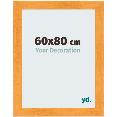 yd. - Cadre photo 60x80 - Orange - MDF - Pisa (1/5)
