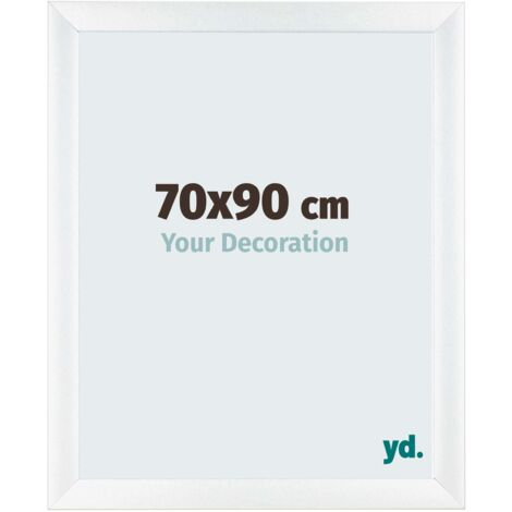yd. - Cadre photo 70x90 - Blanc Mat - MDF - Pisa (1/5)