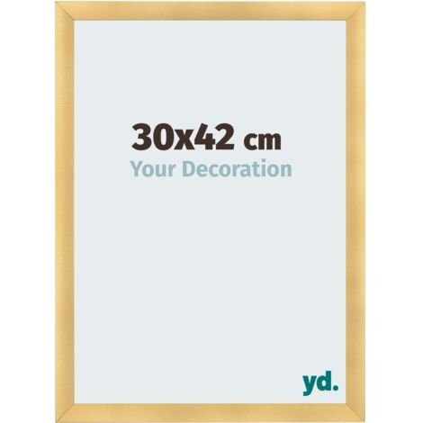 yd. - Cadre photo 30x42 - Or Mat - MDF - Pisa (1/5)