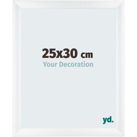 yd. - Cadre photo 25x30 - Blanc Mat - MDF - Pisa (1/5)