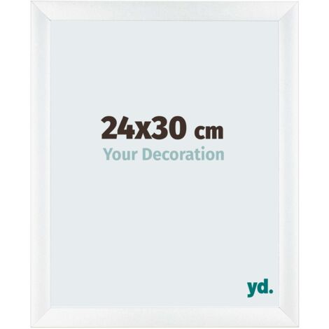 yd. - Cadre photo 24x30 - Blanc Mat - MDF - Pisa (1/5)