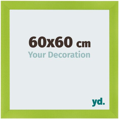 yd. - Cadre photo 60x60 - Vert - MDF - Pisa (1/5)