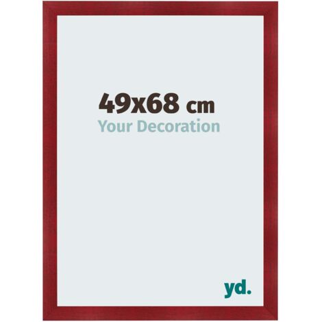 yd. - Cadre photo 49x68 - Vin Rouge Patine - MDF - Pisa (1/5)