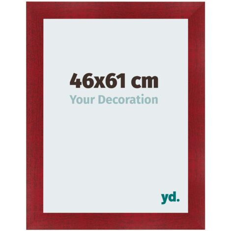 yd. - Cadre photo 46x61 - Vin Rouge Patine - MDF - Pisa (1/5)