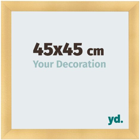 yd. - Cadre photo 45x45 - Or Mat - MDF - Pisa (1/5)