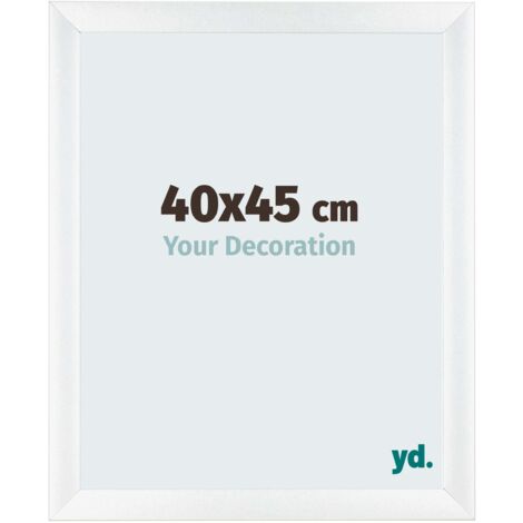 yd. - Cadre photo 40x45 - Blanc Mat - MDF - Pisa (1/5)