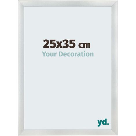 yd. - Cadre photo 25x35 - Argent Mat - MDF - Pisa (1/5)