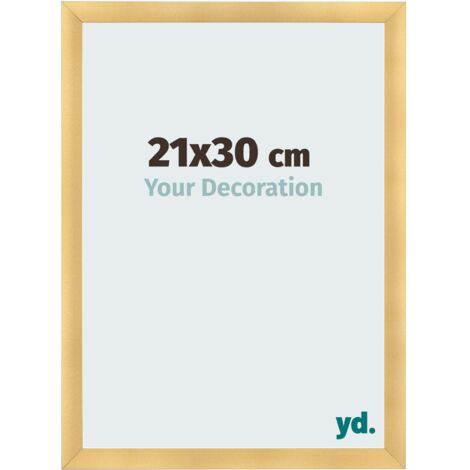 yd. - Cadre photo 21x30 - Or Mat - MDF - Pisa (1/5)