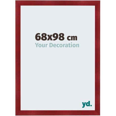 yd. - Cadre photo 68x98 - Vin Rouge Patine - MDF - Pisa (1/5)