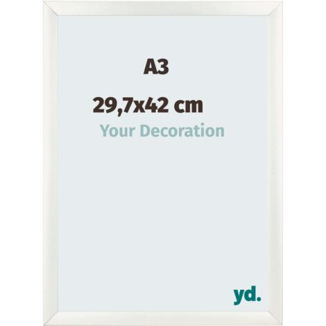 yd. - Cadre photo A3 29.7x42 - Blanc Patine - MDF - Pisa (1/5)