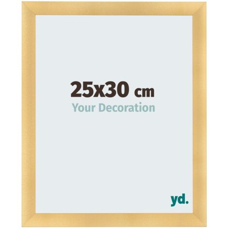 yd. - Cadre photo 25x30 - Or Mat - MDF - Pisa (1/5)