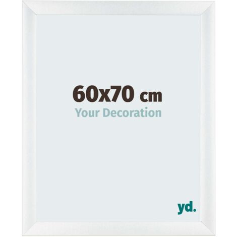 yd. - Cadre photo 60x70 - Blanc Brillant - MDF - Pisa (1/5)