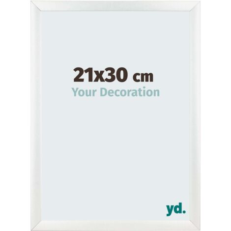 yd. - Cadre photo 21x30 - Blanc Brillant - MDF - Pisa (1/5)