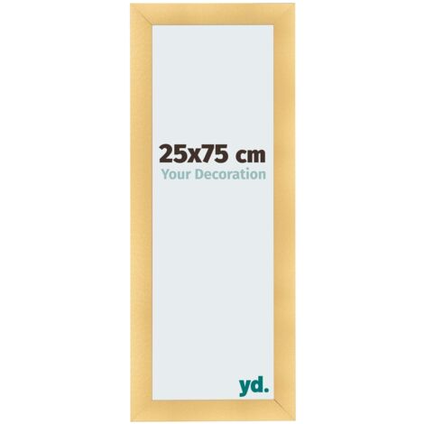 yd. - Cadre photo 25x75 - Or Mat - MDF - Pisa (1/5)