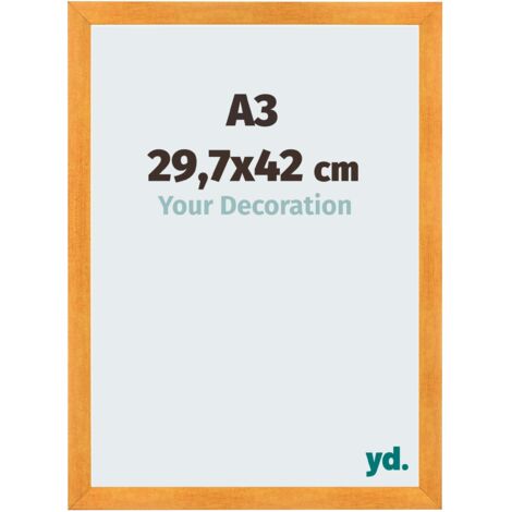 yd. - Cadre photo A3 29.7x42 - Orange - MDF - Pisa (1/5)