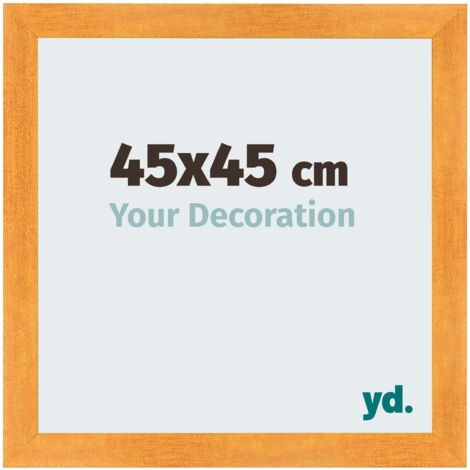 yd. - Cadre photo 45x45 - Orange - MDF - Pisa (1/5)