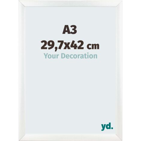 yd. - Cadre photo A3 29.7x42 - Blanc Mat - MDF - Pisa (1/5)