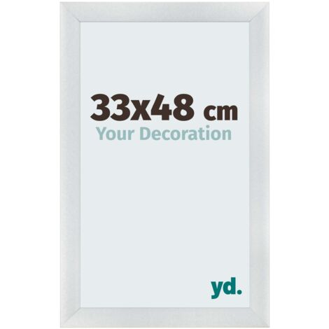 yd. - Cadre photo 33x48 - Argent Mat - MDF - Pisa (1/5)
