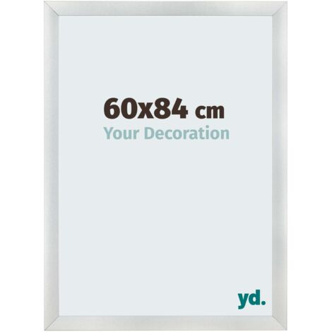 yd. - Cadre photo 60x84 - Argent Mat - MDF - Pisa (1/5)